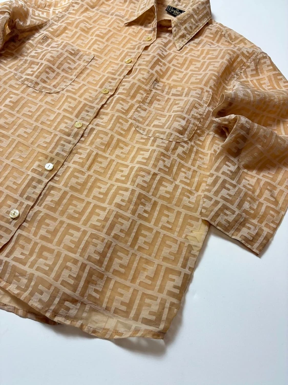 펜디 FENDI 90's 주키노 모노그램 7부 셔츠 PN8788 상품이미지3