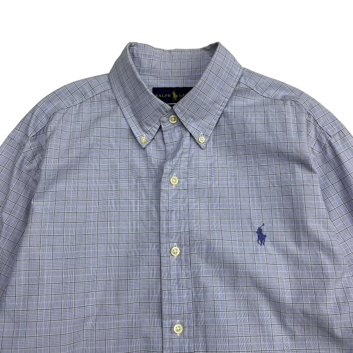 폴로 랄프로렌 연보라포니 연보라 체크 셔츠 M 상품이미지4