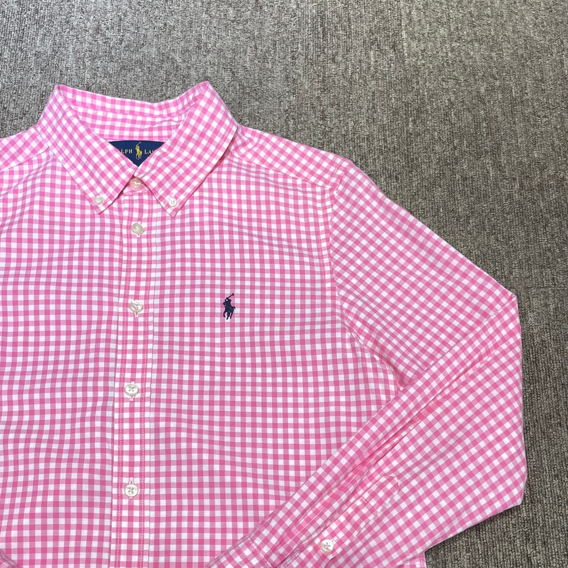 (L) POLO 폴로 랄프로렌 체크 셔츠  상품이미지3