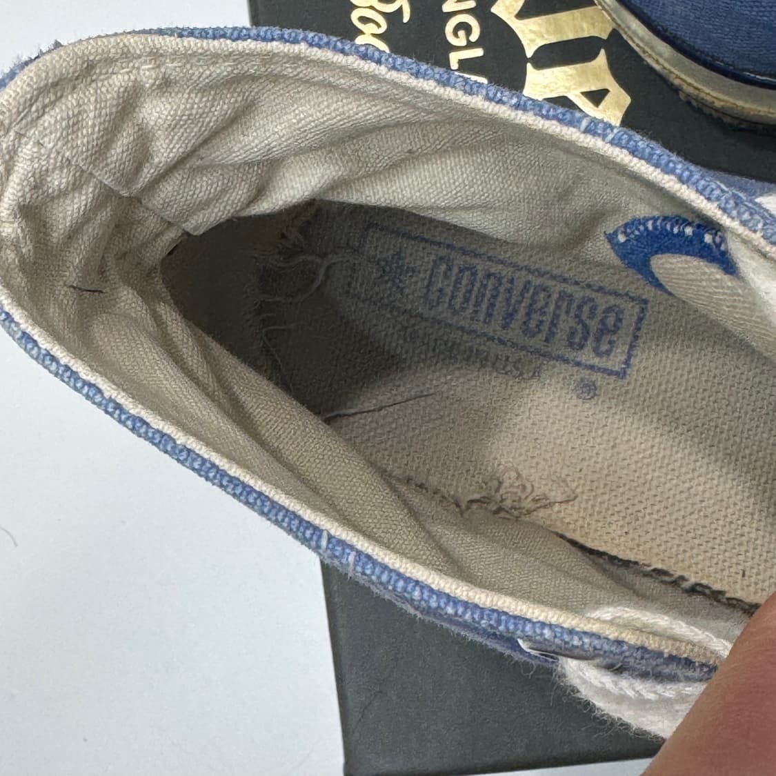 80s) 285 컨버스 척테일러 올스타 하이 블루 상품이미지5