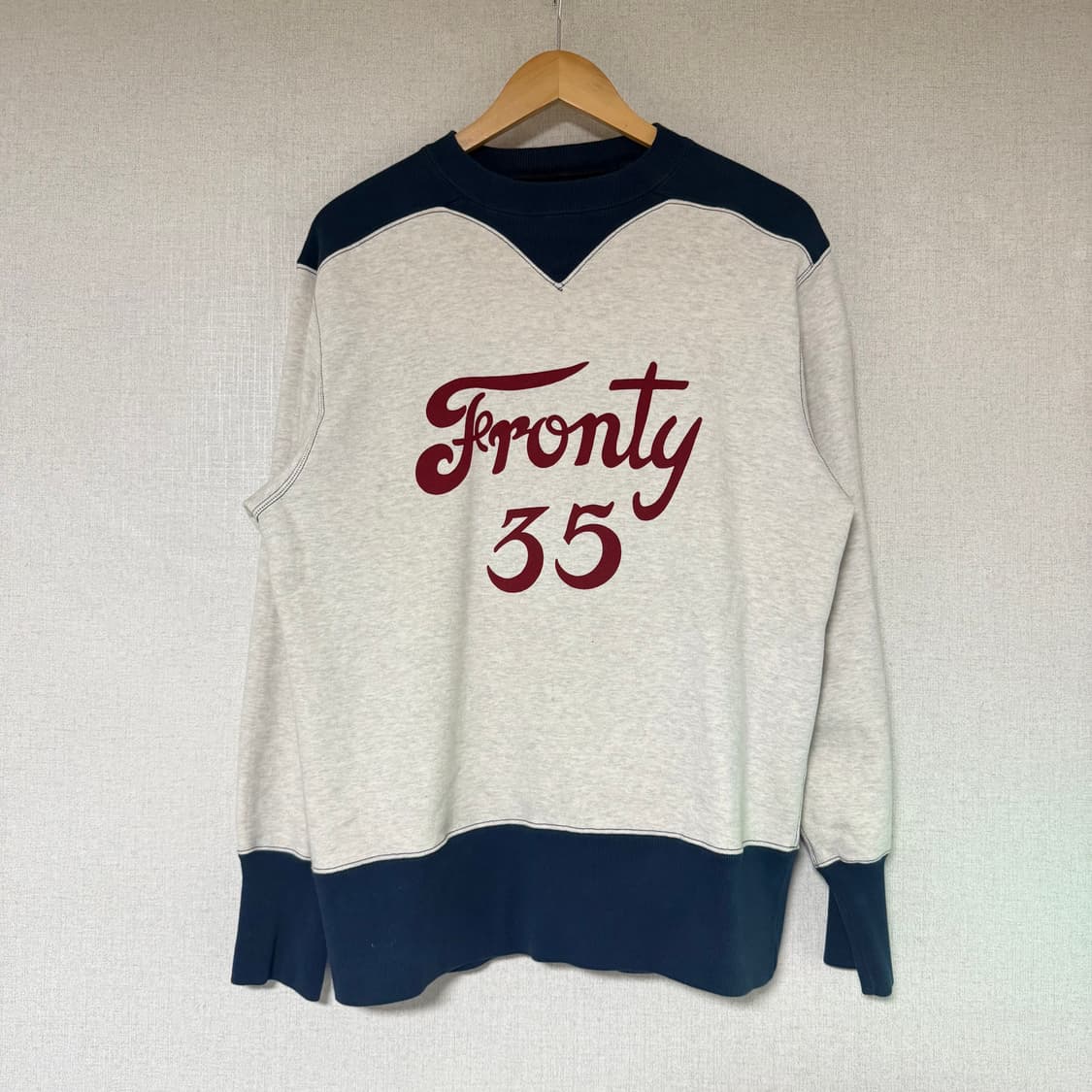 [42]프리휠러스 “Fronty 35" 애슬래틱 스웻 셔츠 상품이미지5