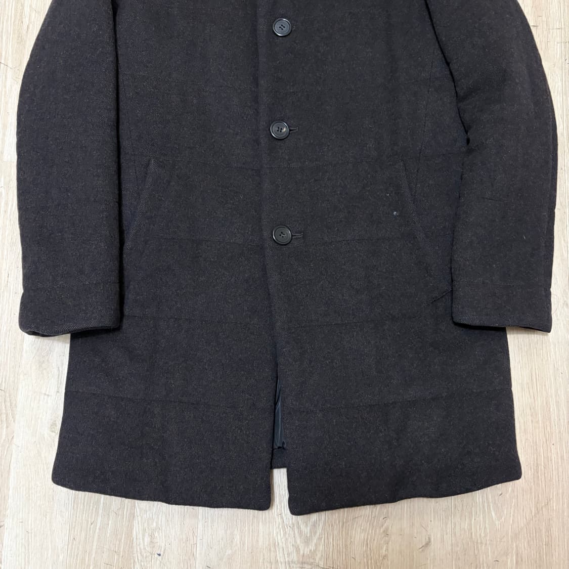 커스텀멜로우 남성 클래식 모직 패딩코트 M/95  상품이미지3