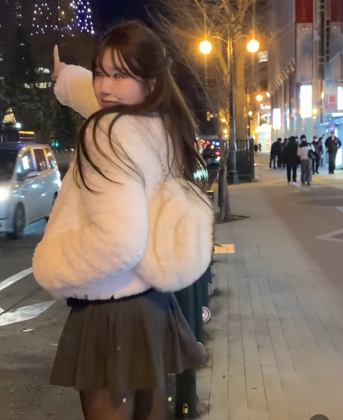 더바넷 퍼 백팩 아이보리 상품이미지2