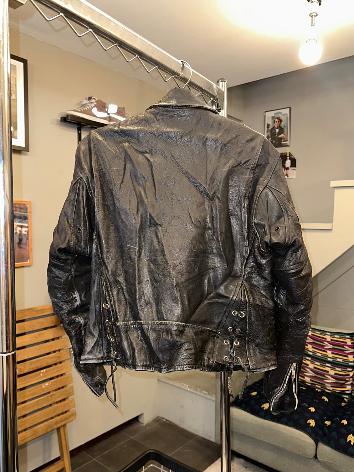 80-90’s Eagle motorcycle real leather JK 상품이미지9