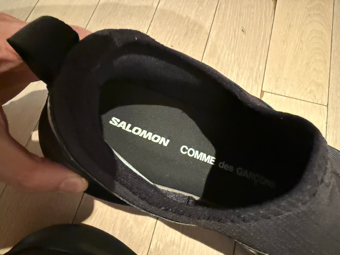 살로몬 꼼데가르송 콜라보 플랫폼 슬립온 상품이미지5