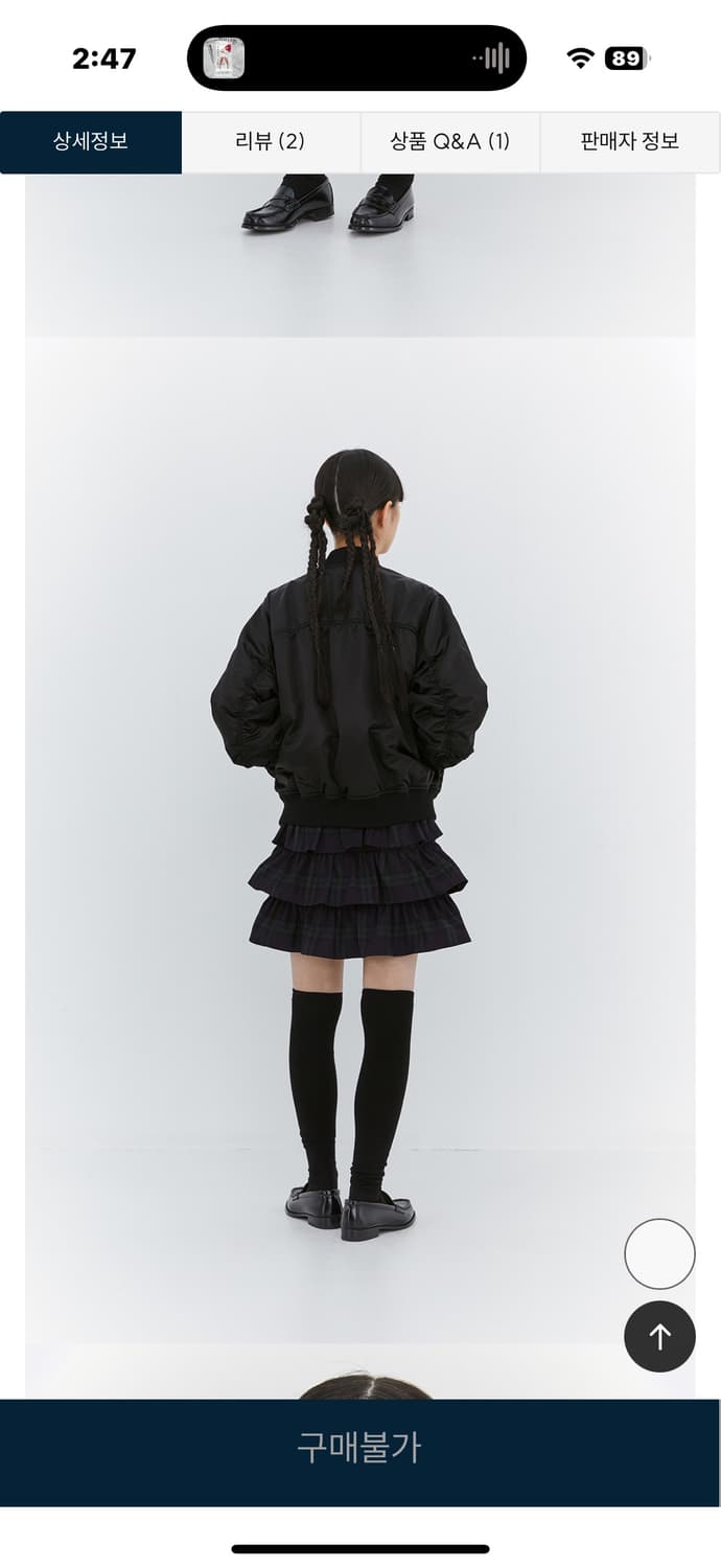 (새상품)버뮬라 마원 스트랩점퍼 MA-1 STRAP JUMPER 판매해요 상품이미지3