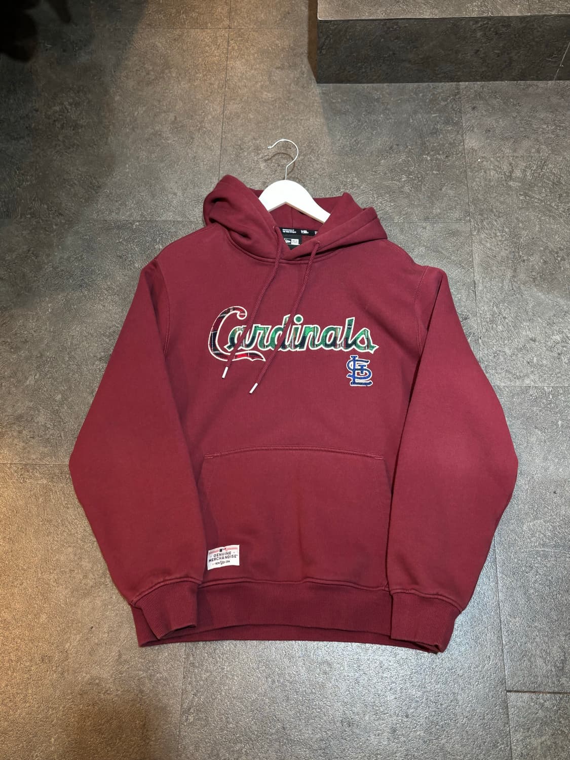 뉴에라 버건디 후드티 100사이즈 상품이미지2