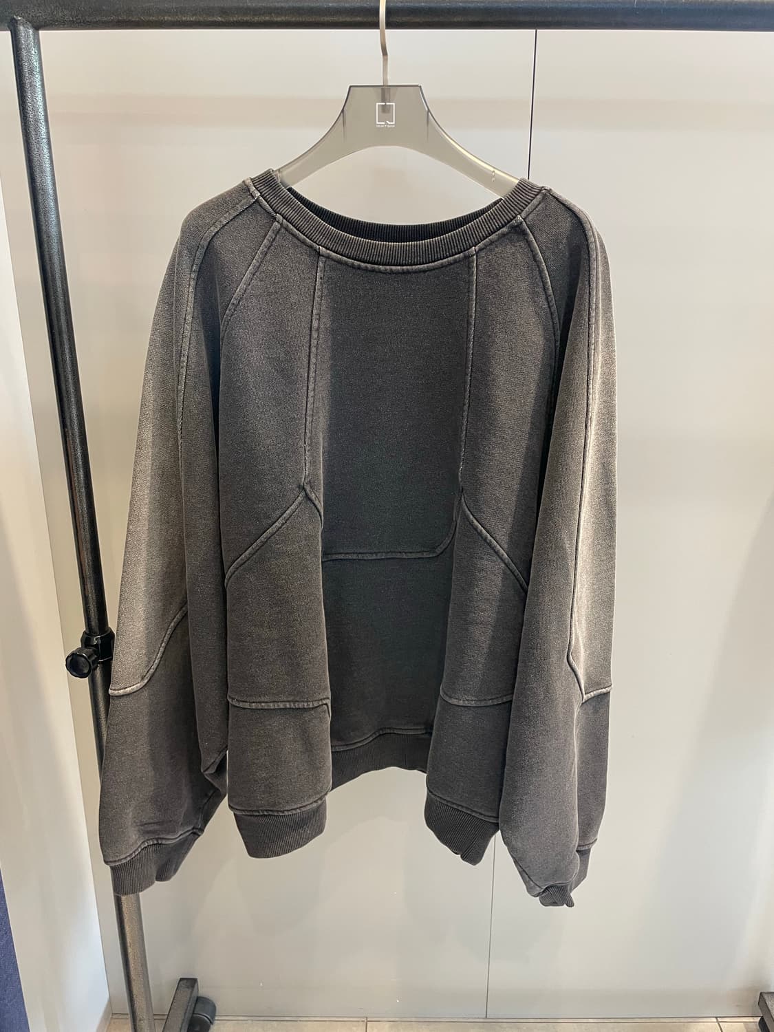 아조바이아조 Paneled Denim Sweatshirt 상품이미지1