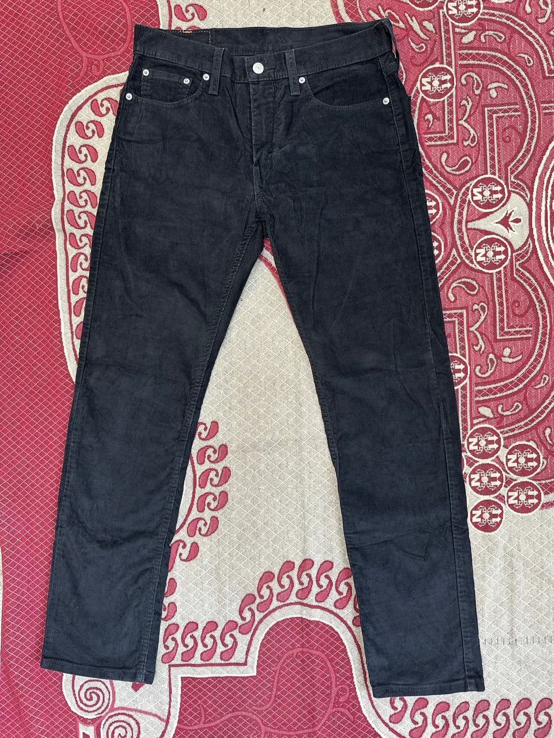 리바이스 502 블랙 코듀로이 상품이미지1