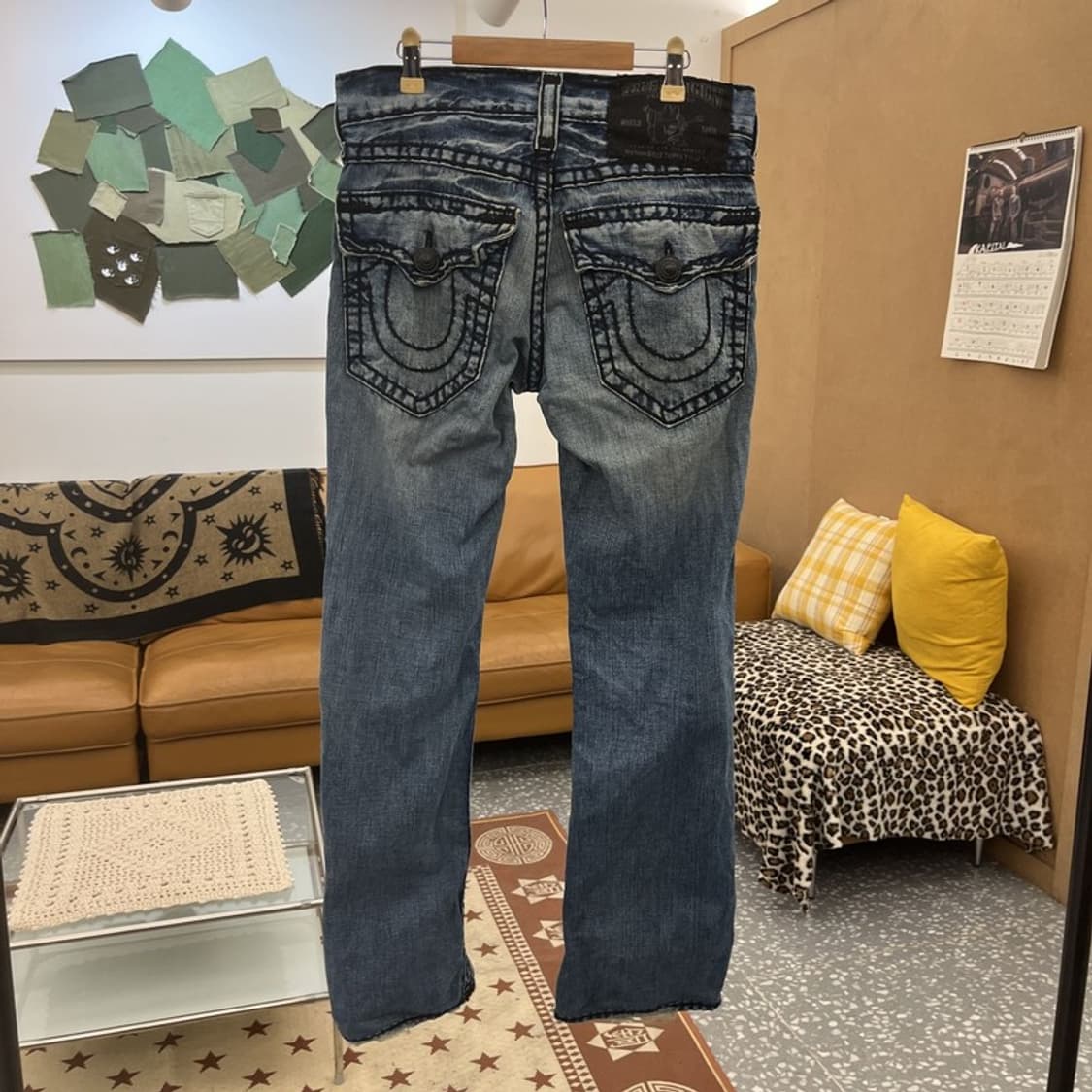 트루릴리전 빌리슈퍼티 Y2K 락시크 데님팬츠 28인치 C09968 상품이미지4