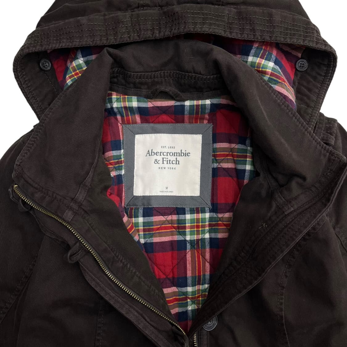 아베크롬비 y2k 초코맛 후드 자켓 M 상품이미지5