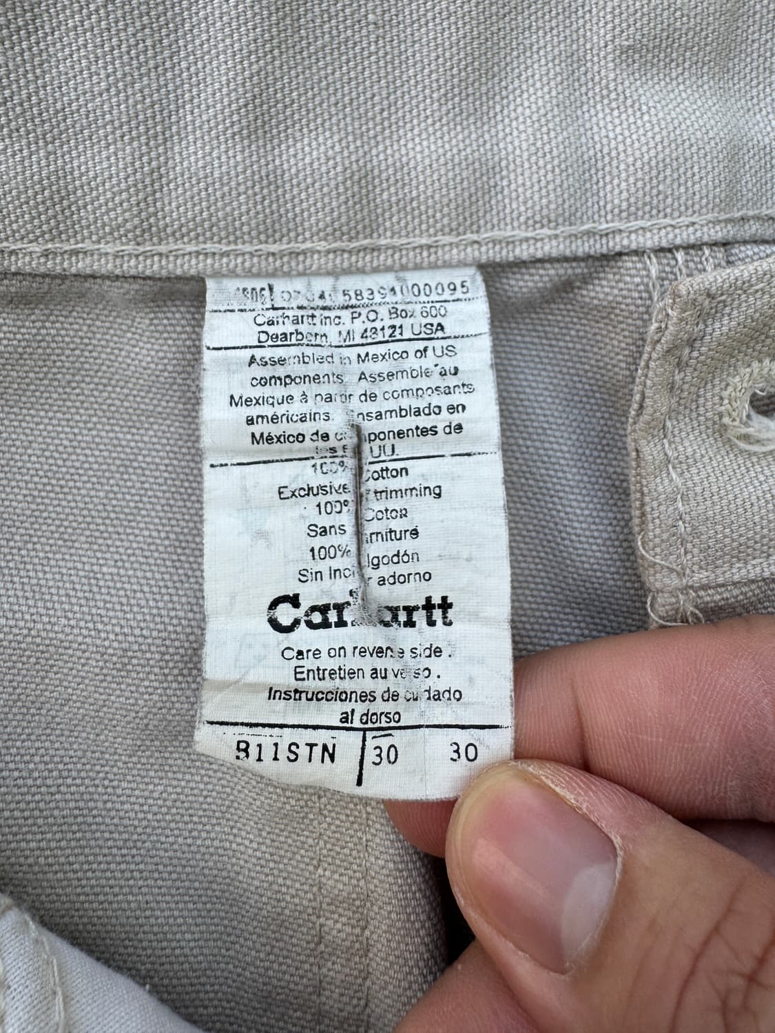 Carhartt Carpenter B11 STN 상품이미지5