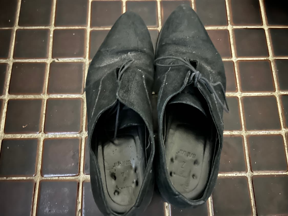 Julius distressed pointy derby 상품이미지2