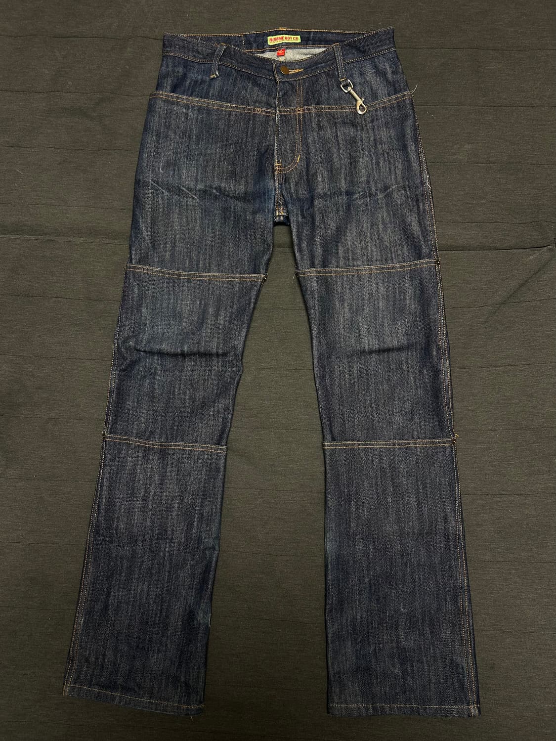 Homme boy 12 pocket indigo raw denim 상품이미지1