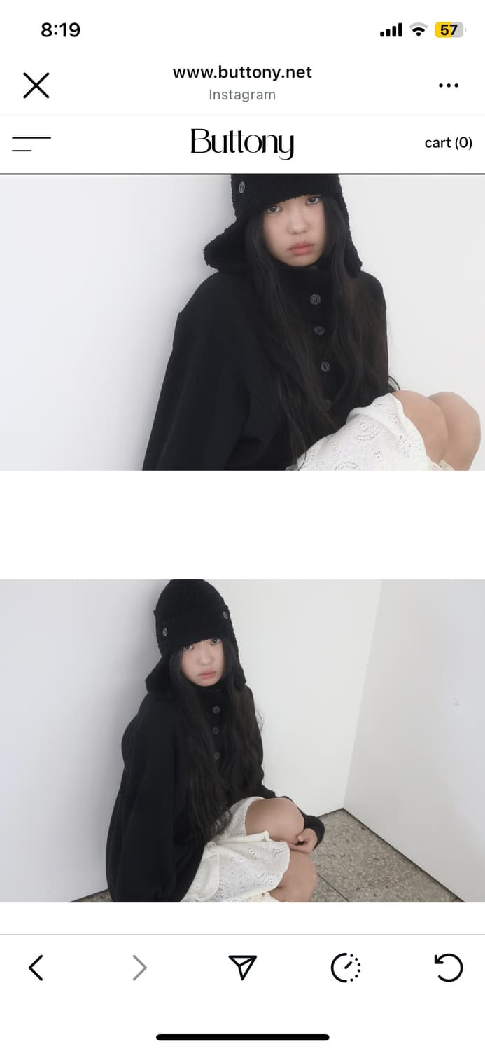 Buttony 비니 블랙  상품이미지2