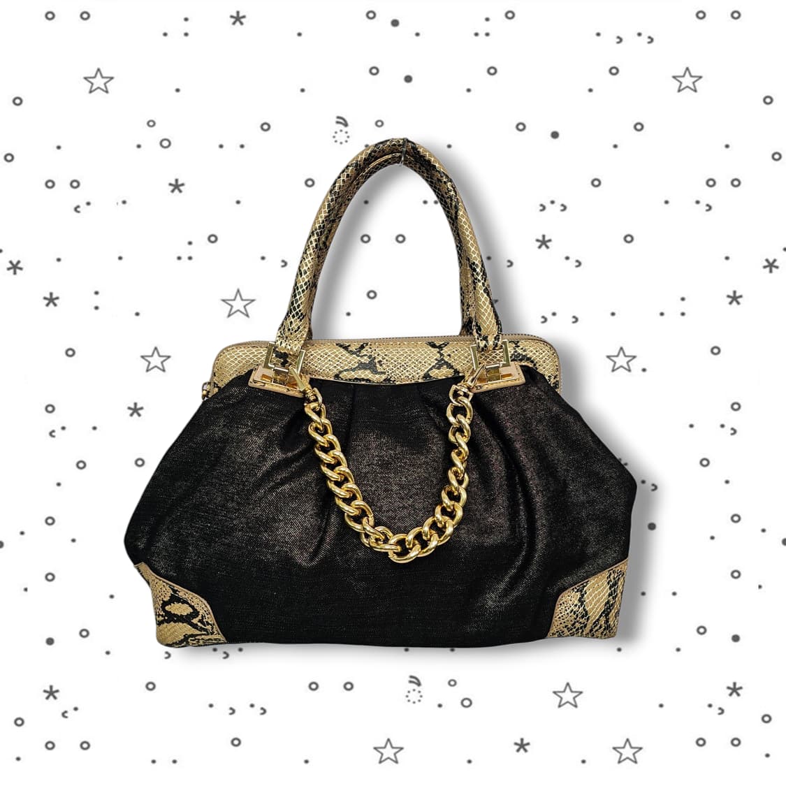 PAT 소가죽 뱀피 숄더백 상품이미지1