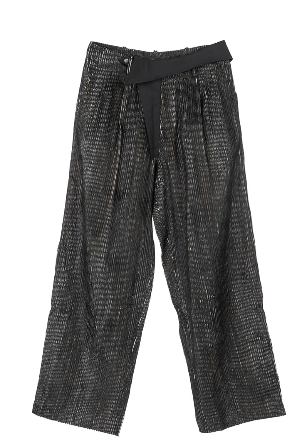 키코코스타디노브 나빈 와이드 트라우저 멜란지 블랙 48 상품이미지1