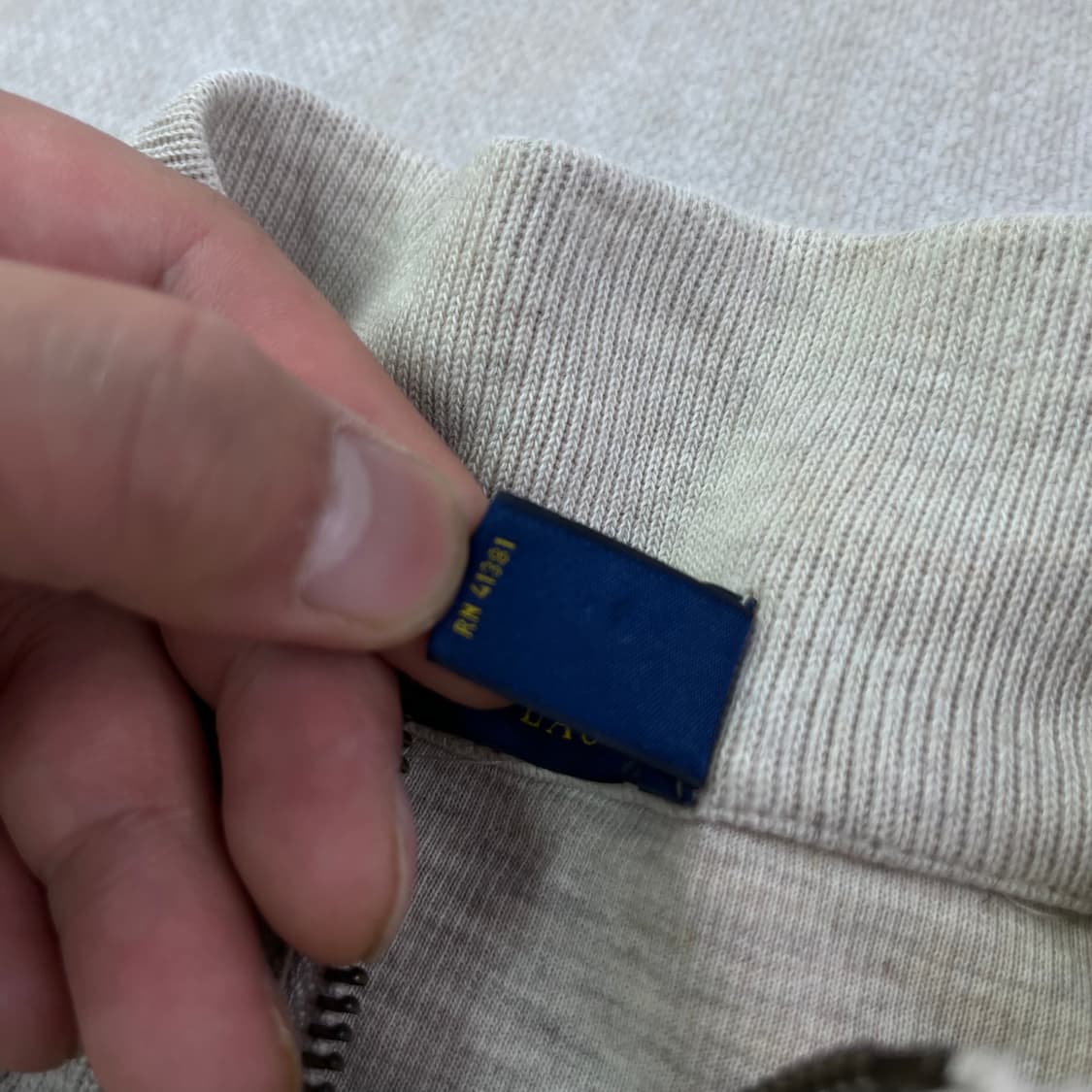 105 폴로 랄프로렌 버튼 반집업 엘보 패치 니트 상품이미지4