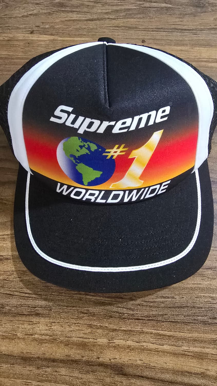 슈프림 월드와이드 메쉬 백 5패널 블랙 20SS 상품이미지1