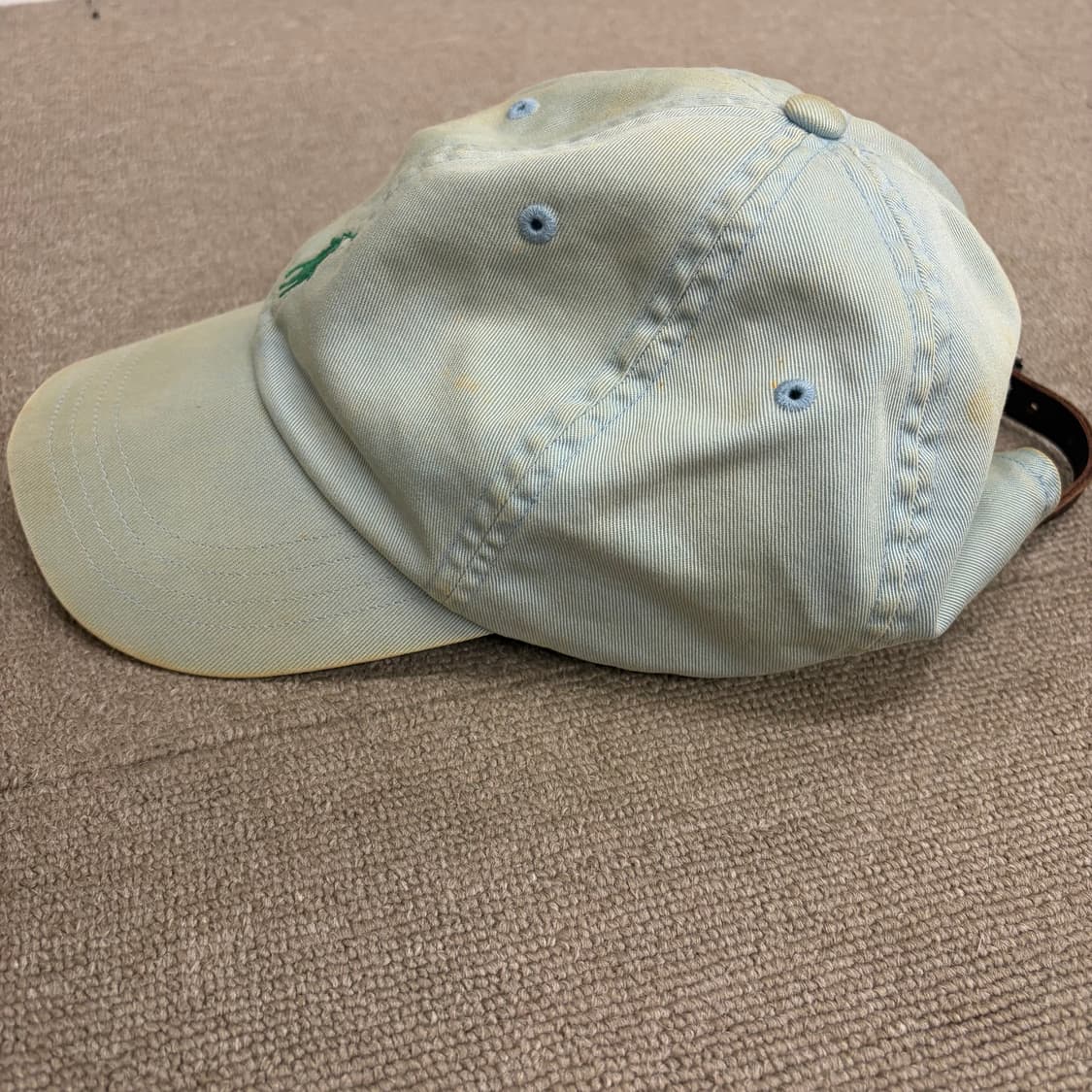 90s polo 폴로 빈티지 가죽스트랩 볼캡  상품이미지2