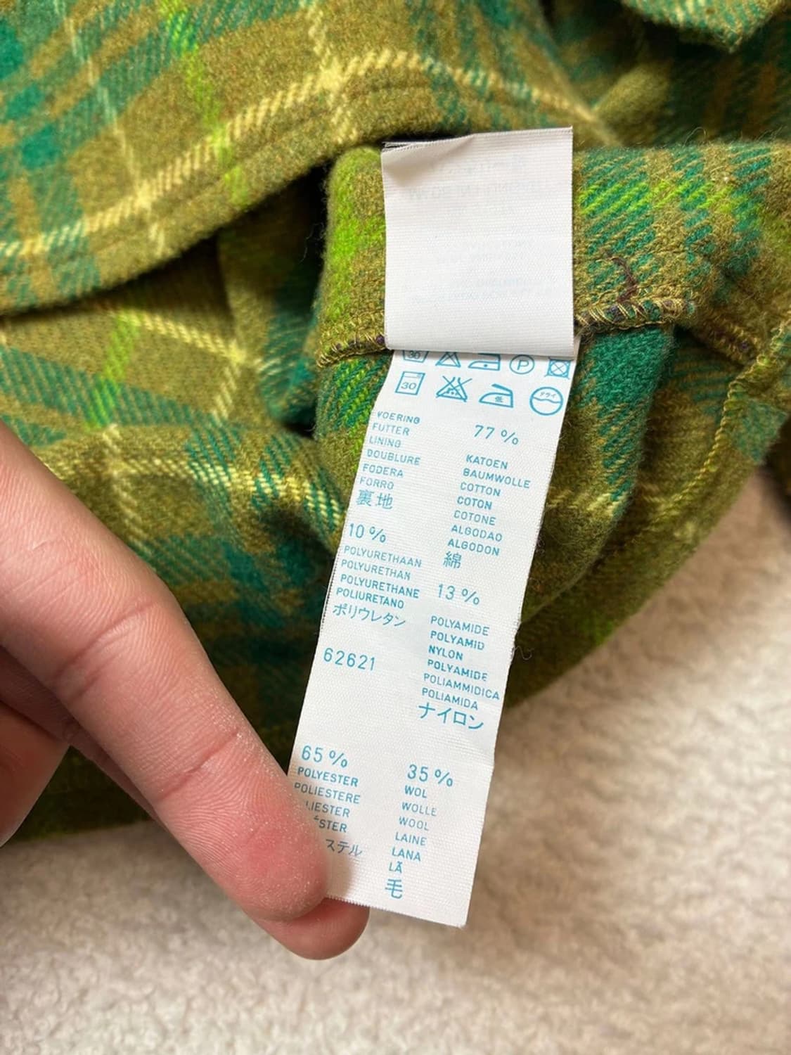 오일릴리 모던 플란넬 체크 울 셔츠 PN6979 상품이미지8