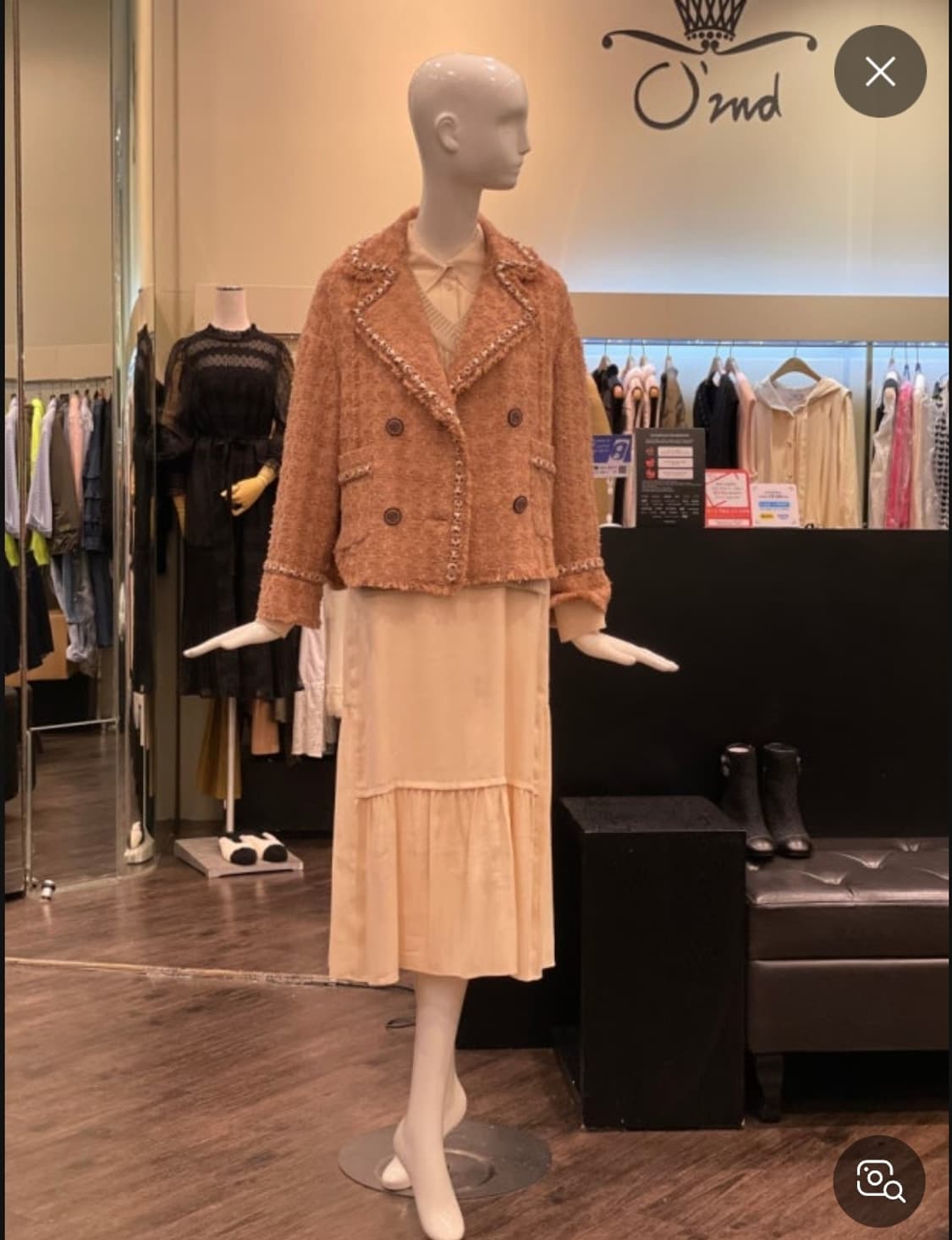 오즈세컨 트위드 자켓 82-94-160사이즈 상품이미지1