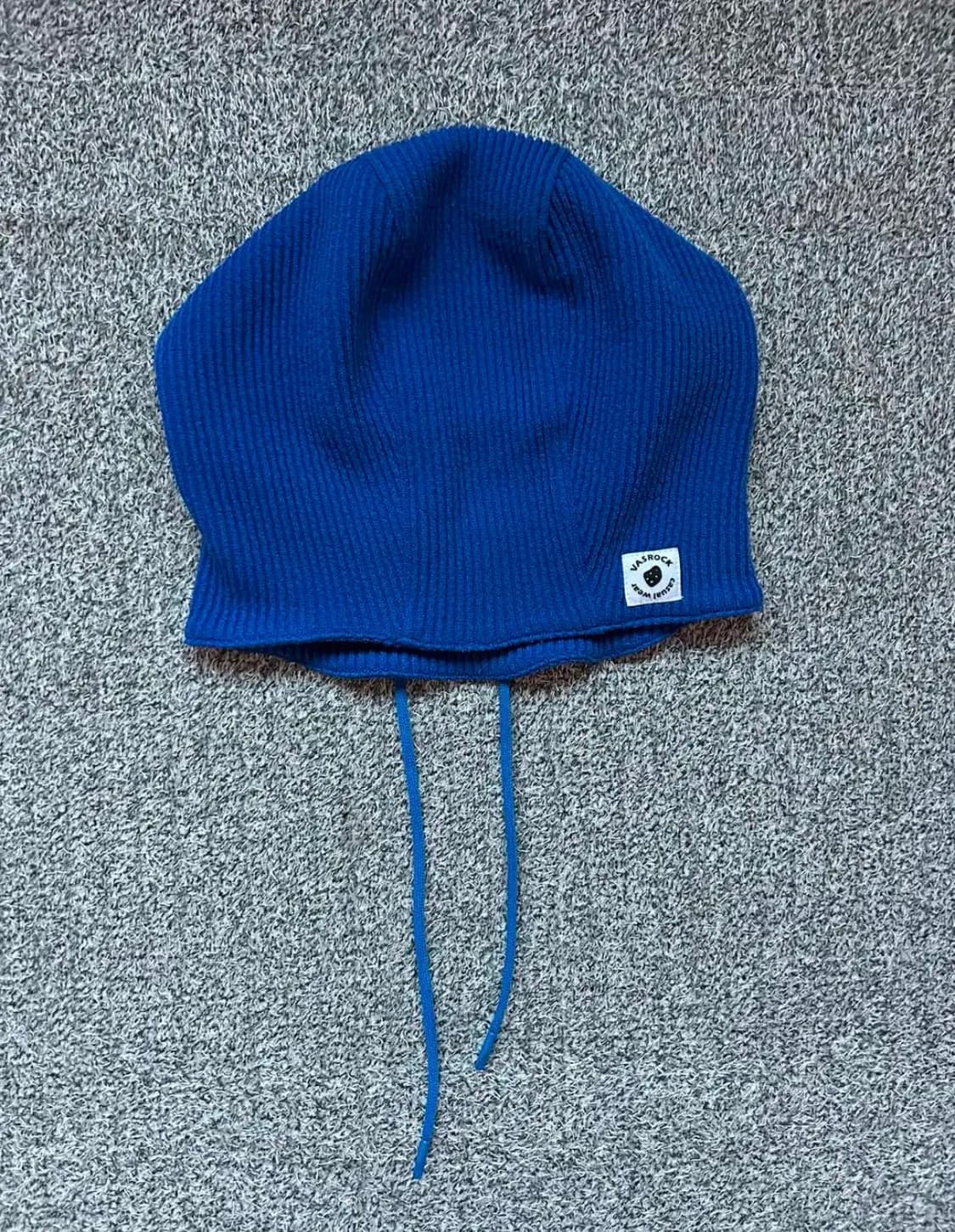 바스락 니트 바라클라바 블루 상품이미지3