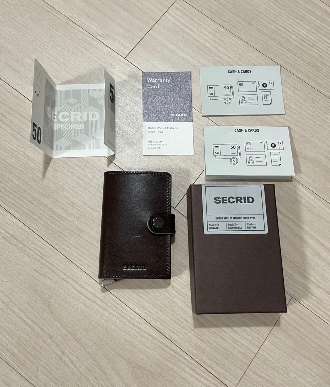 [새제품] 시크리드 프리미엄 카드지갑 상품이미지2