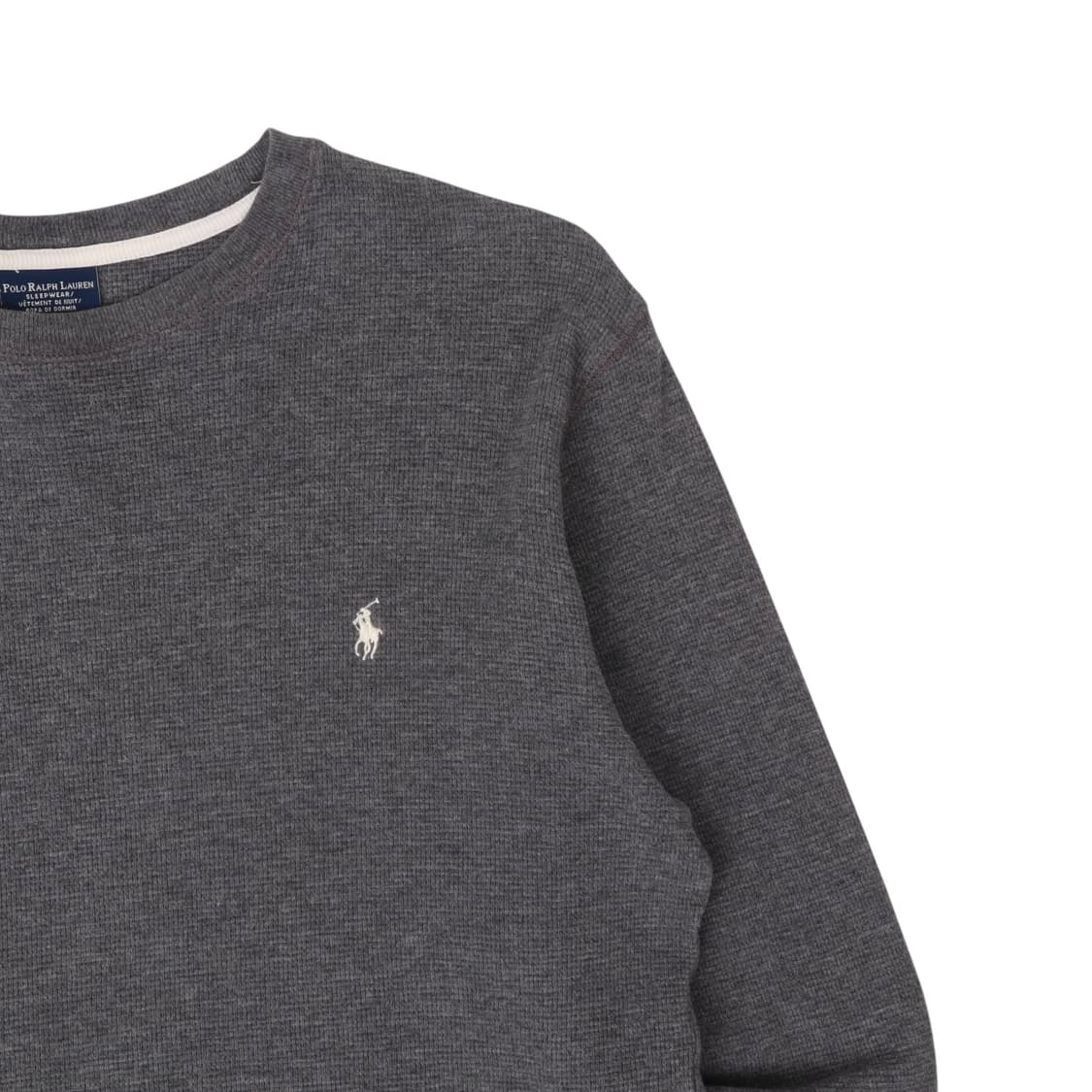 폴로 랄프로렌 챠콜 그레이 와플 롱슬리브 상품이미지3