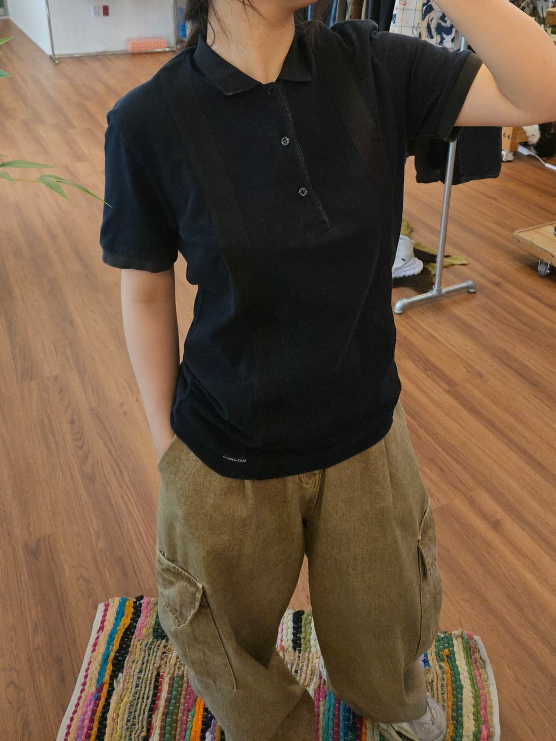 돌체앤가바나 파이핑 카라 티셔츠 상품이미지2