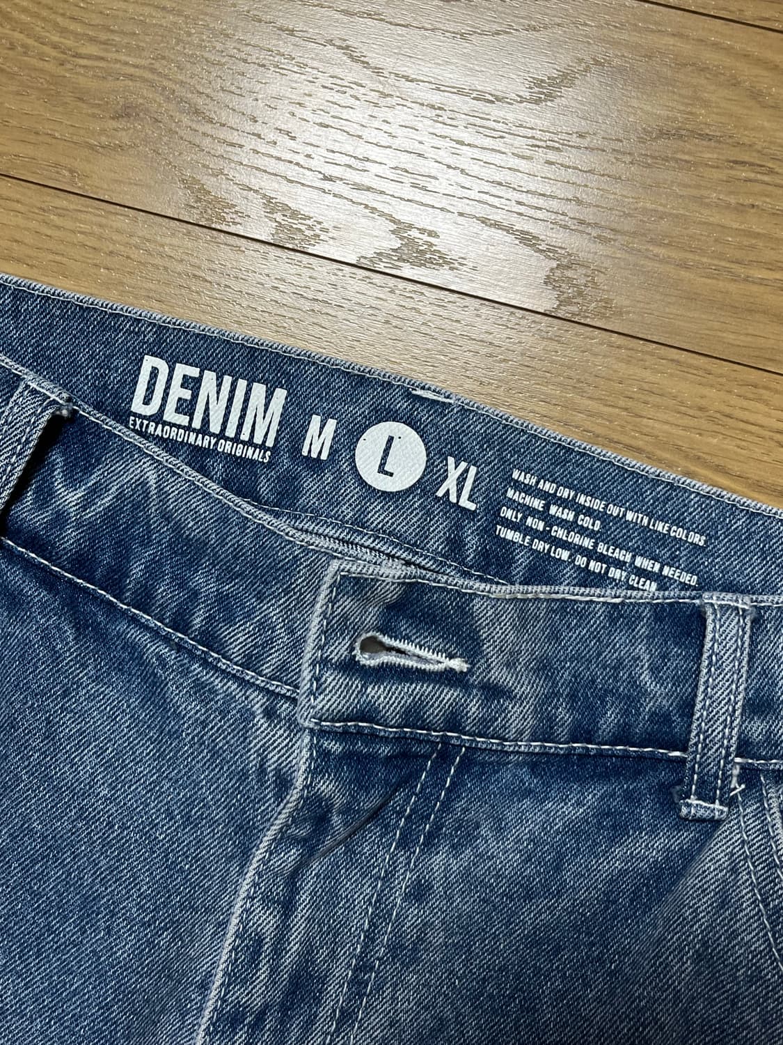 엑스트라오디너리 더블니 데님 팬츠 [L] 상품이미지2