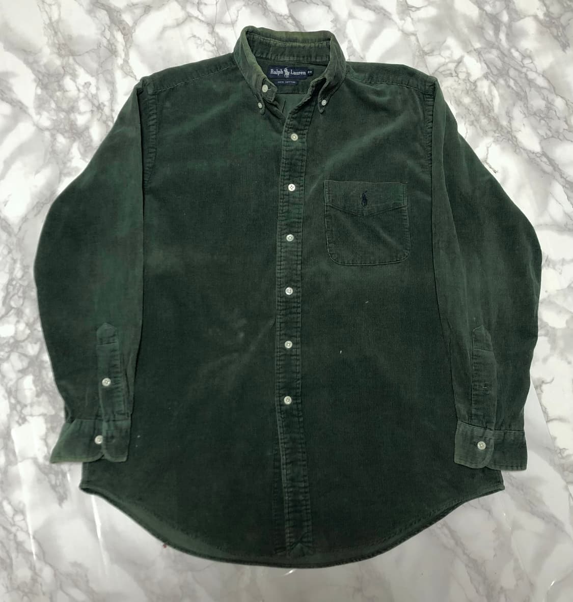 폴로 랄프로렌 코듀로이 셔츠 카키 상품이미지1