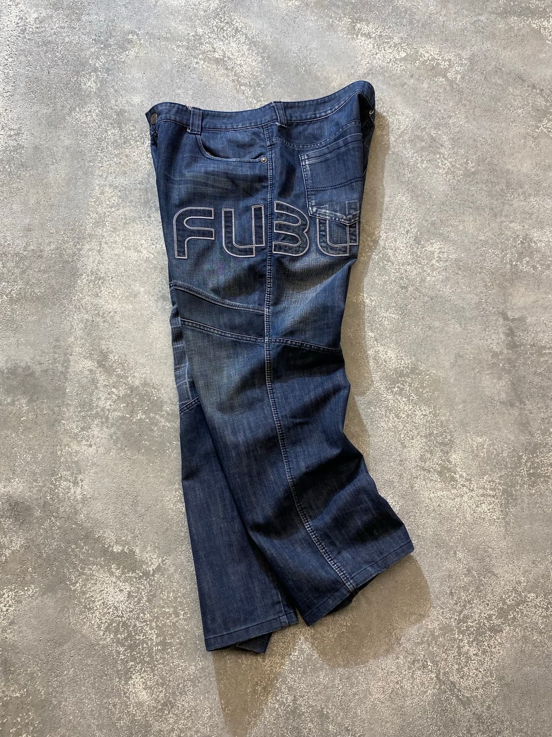 [42] 00s Fubu 후부 레이싱 와이드 데님팬츠 상품이미지5