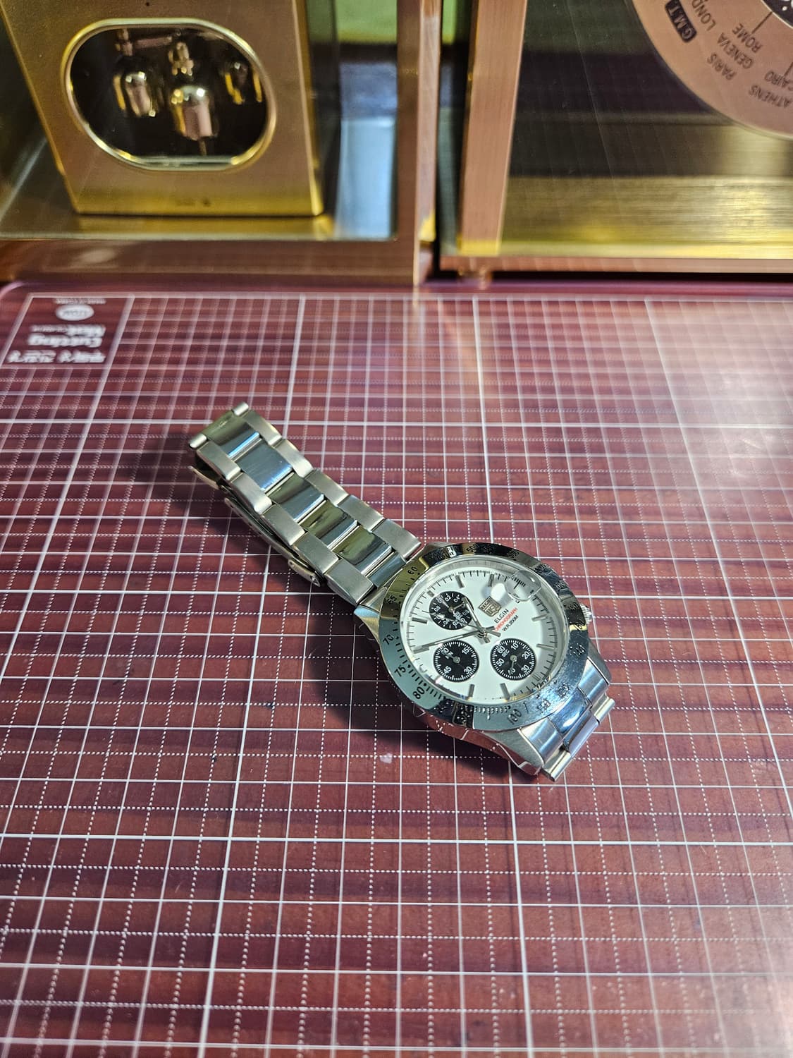 엘진 튜더 스틸토나 오마주 쿼츠 크로노그래프 시계 상품이미지5