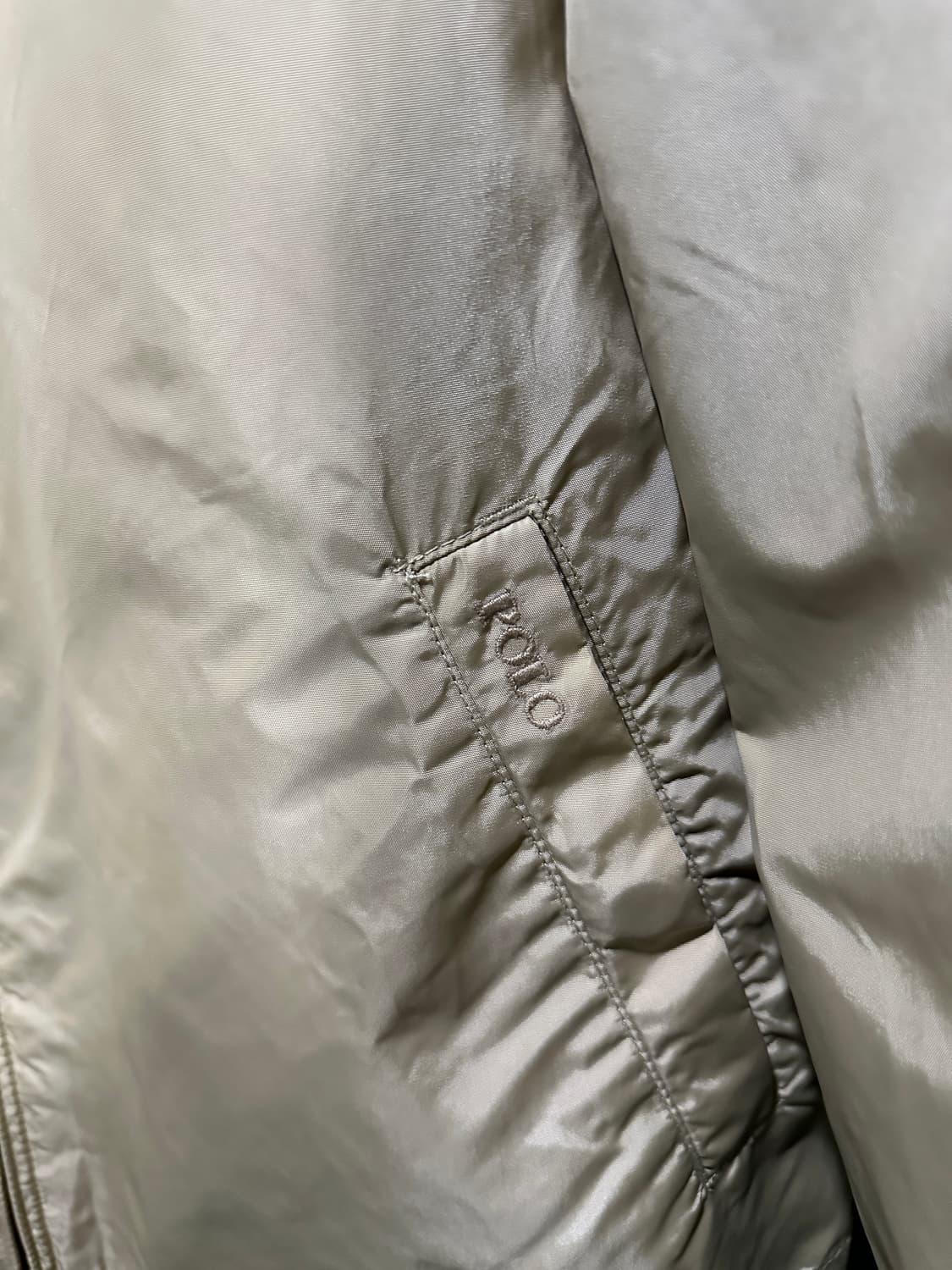 폴로 블루종 바람막이 베이지XL 상품이미지4