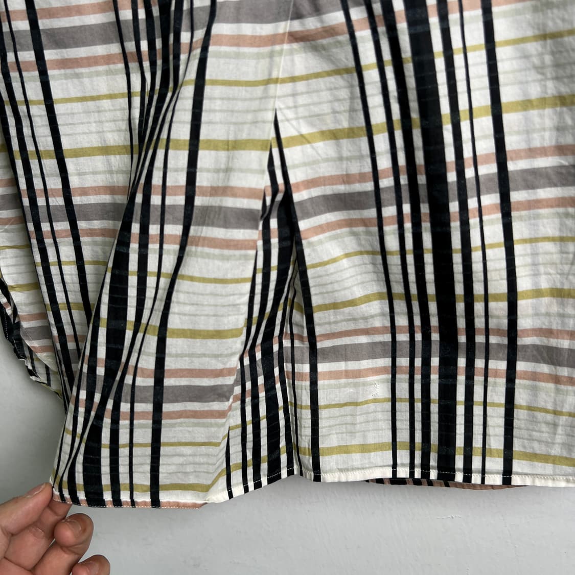 마가렛 호웰 체크 반팔 셔츠  상품이미지6