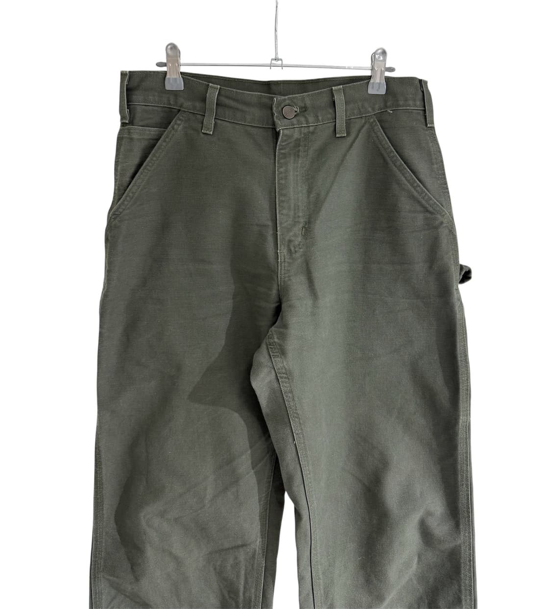 칼하트 B11 모스그린 싱글니 카펜터 워크 팬츠 상품이미지3