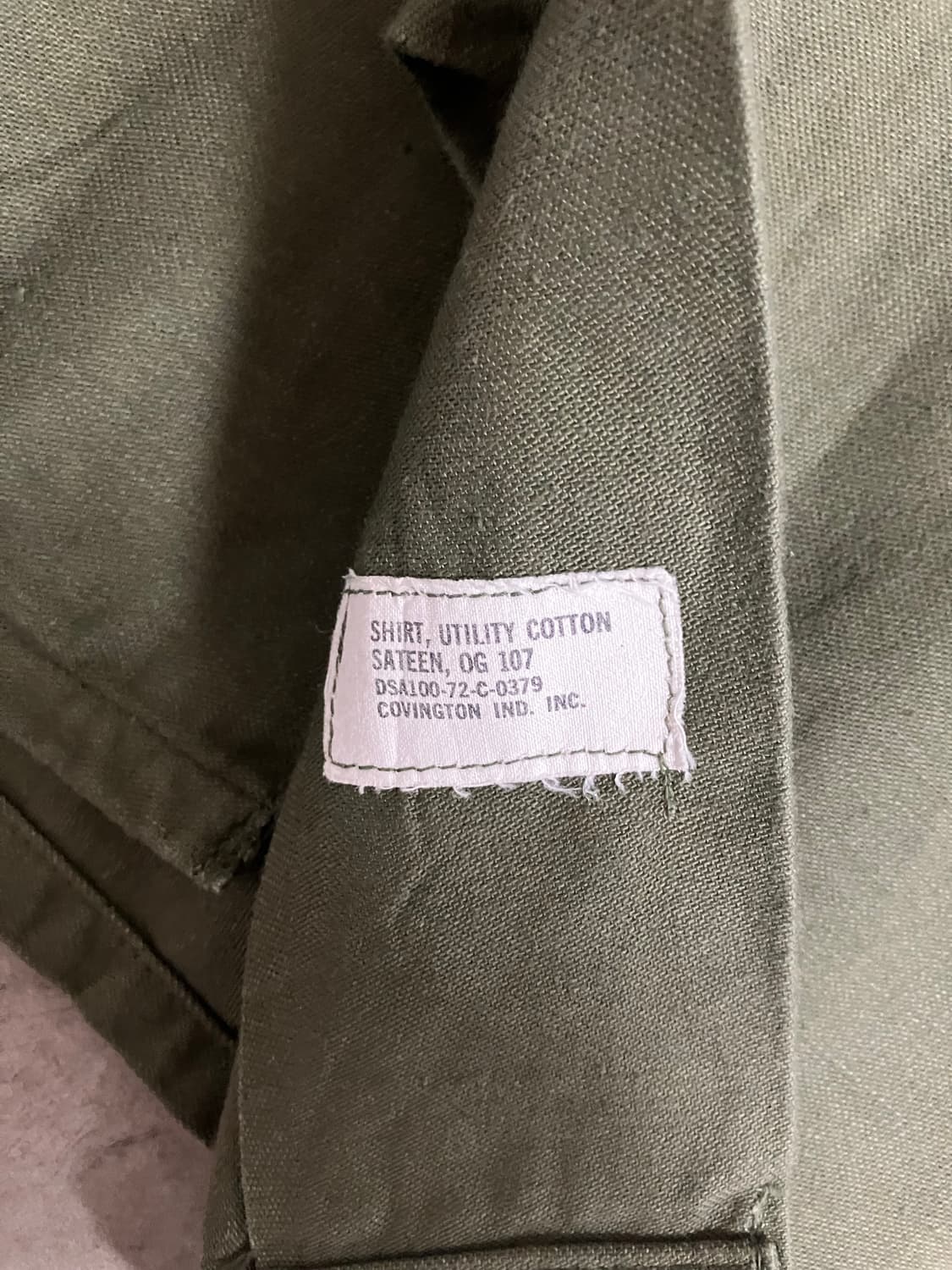 70s us army og107 퍼티그셔츠 상품이미지4