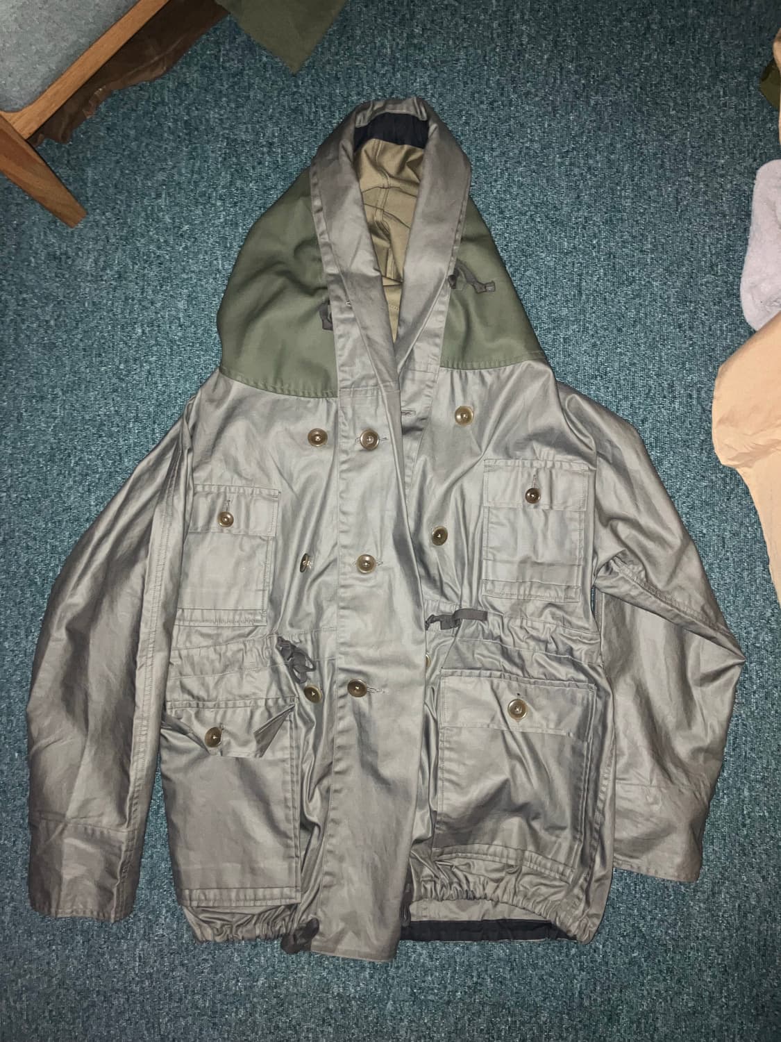 Kapital k.p.a.m wax cotton ring coat 상품이미지5