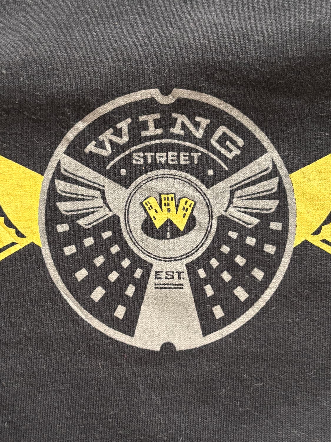 Vintage PizzaHut WingStreet 링거티 상품이미지7