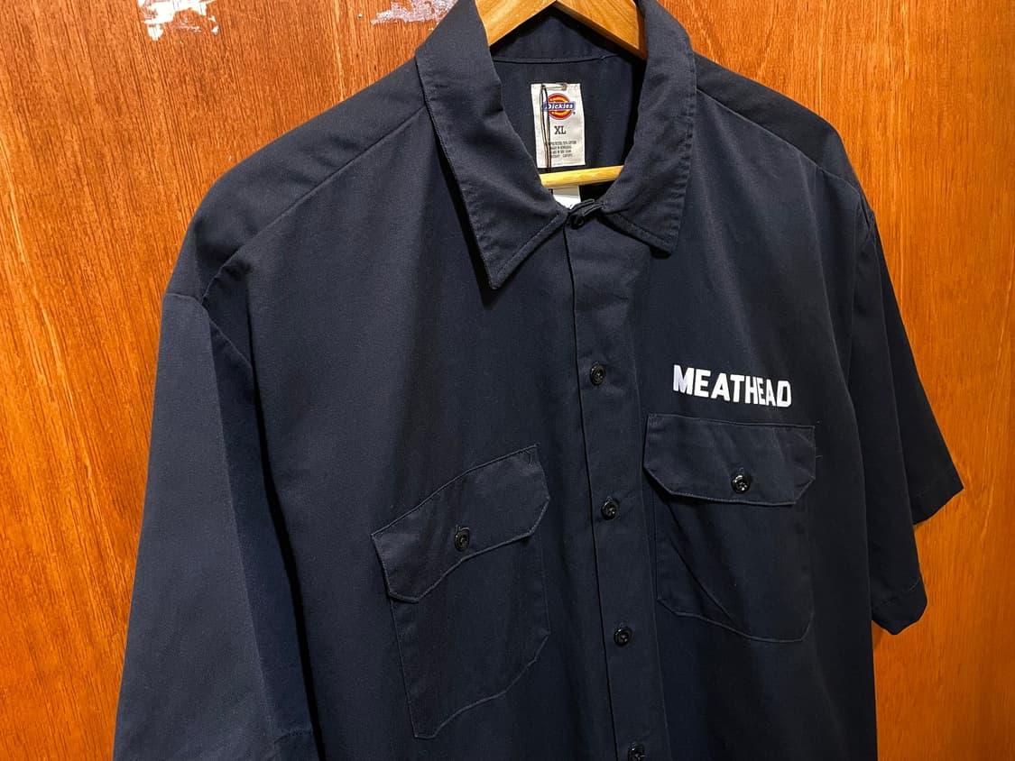 (XL) Dickies 디키즈 프린팅 반팔 워크 셔츠 블랙   상품이미지4