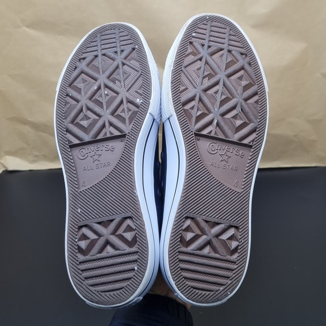 컨버스 리프트 레더 네이비 스니커즈 230 상품이미지3