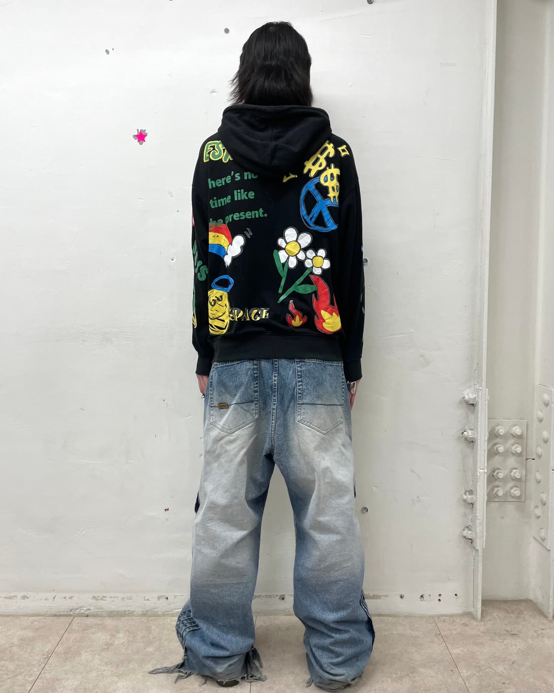 Earth, Mushroom, Flower Multi Hoodie 상품이미지4