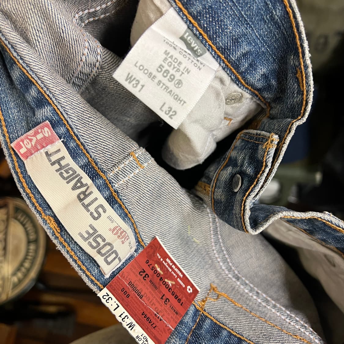 00's 리바이스 569 데님 31x32 Size (32인치) Egypt 상품이미지8