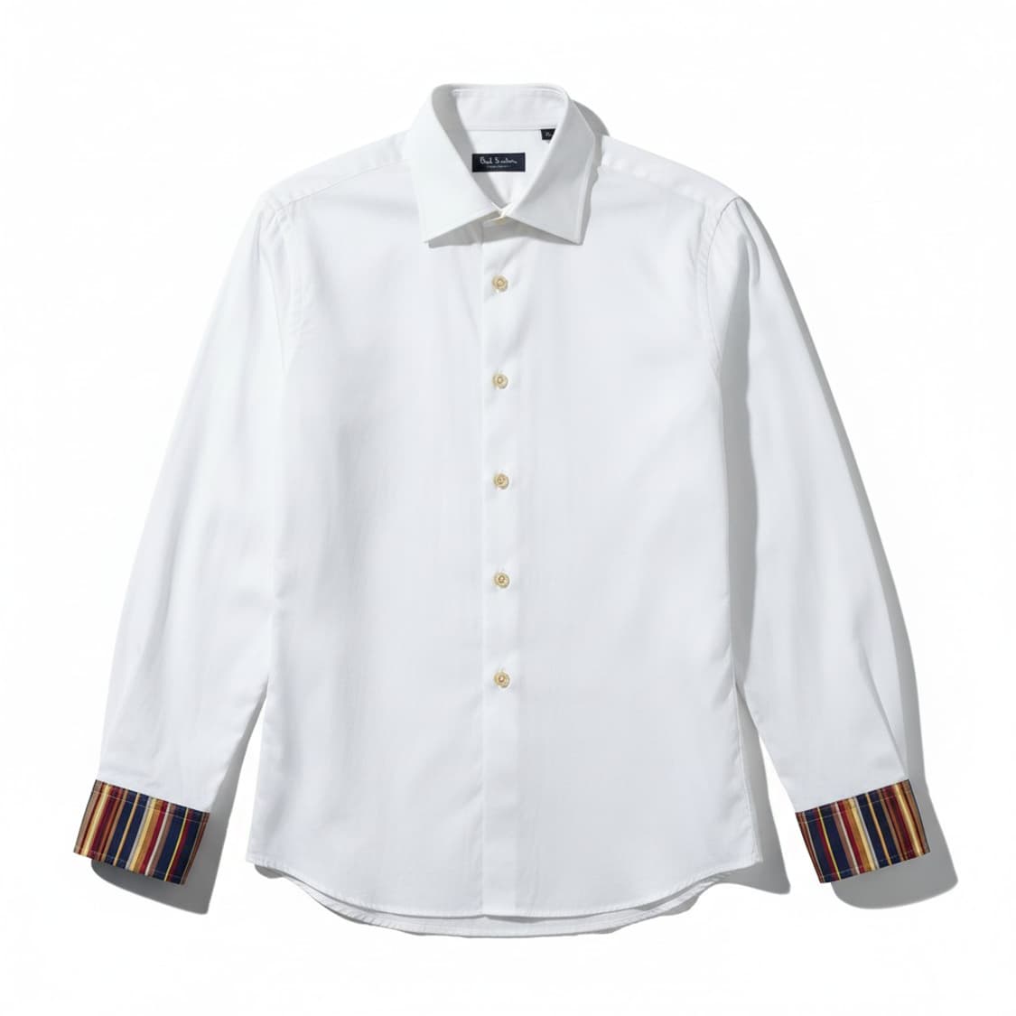 폴스미스 화이트 셔츠 소매 배색 상품이미지1