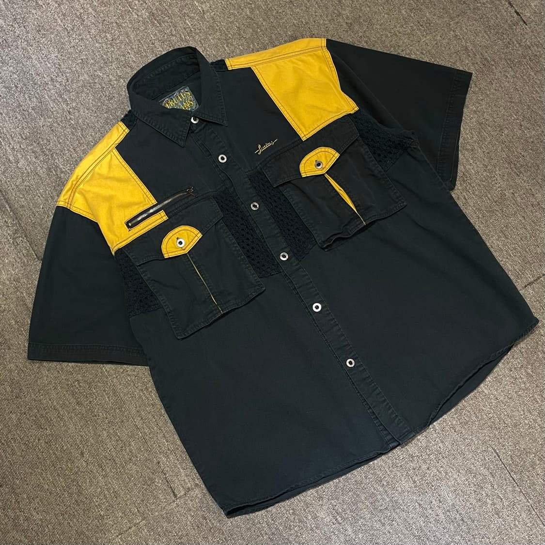 (L) 아메리칸 빈티지 반팔 워크 셔츠 상품이미지1