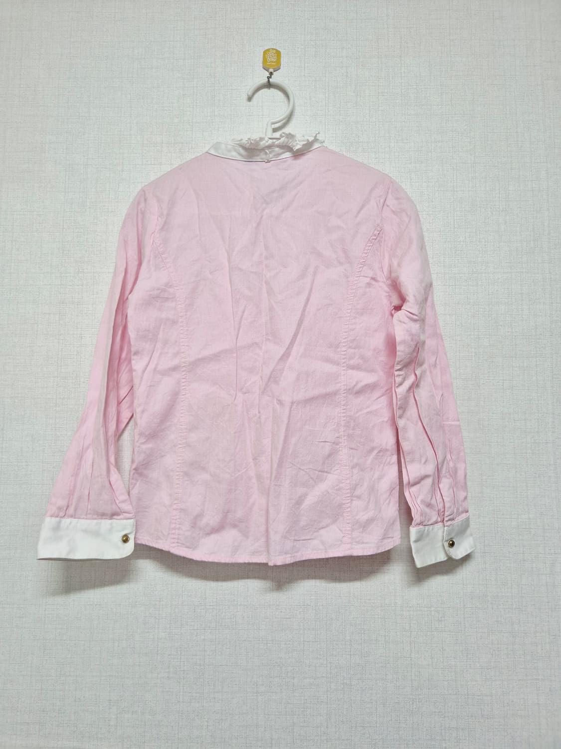 헌트키즈 핑크 프릴 장식 셔츠 상품이미지2