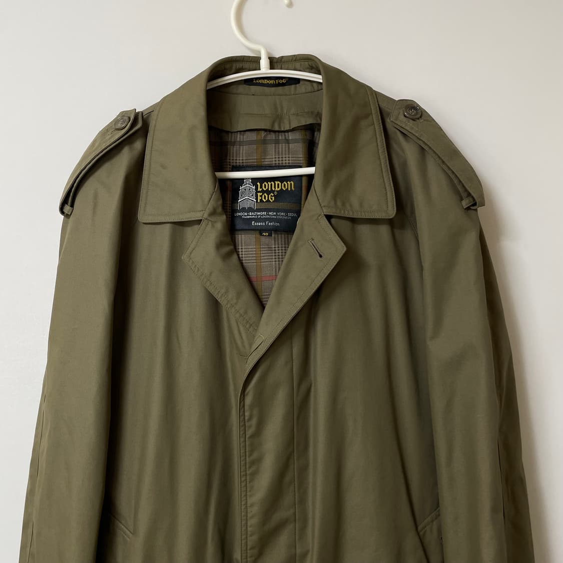 [ L ] 런던포그 남성 안감내피 트렌치 코트  상품이미지2