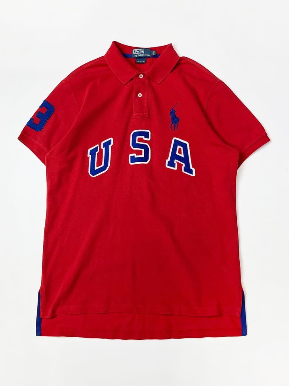 폴로 랄프로렌 프리미엄 USA 반팔 카라 티셔츠 PN4489 상품이미지1