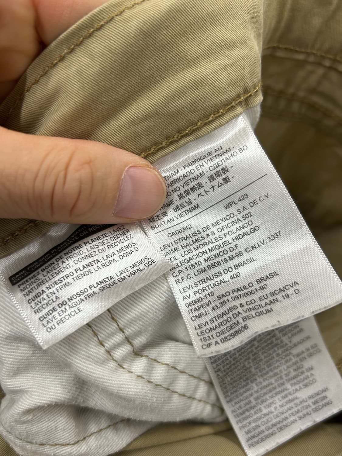 리바이스 면바지 상품이미지7